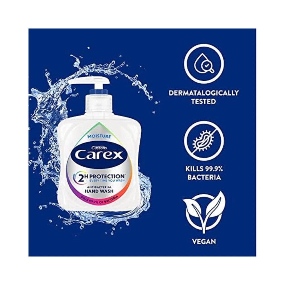 Carex Moisture Antibacterial Handwash 250ml