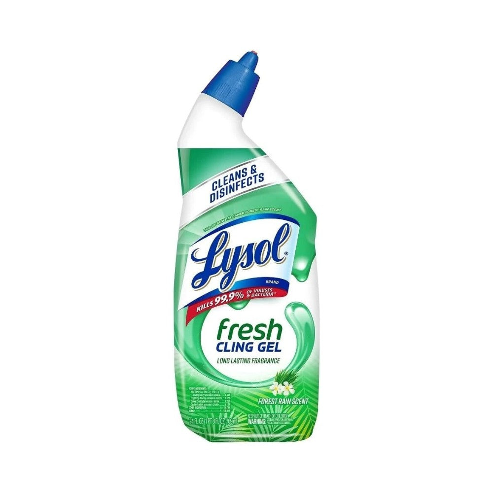 Lysol Fresh Cling Gel Toilet Bowl Cleaner 24oz (682ml)