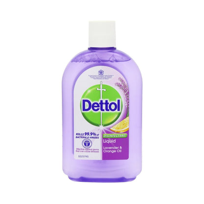 Dettol Disinfectant Lavender & Orange Oil Liquid 500ml