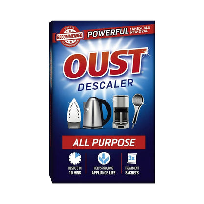 Oust Descaler All Purpose Powerful Limescale Remover Sachets 3's