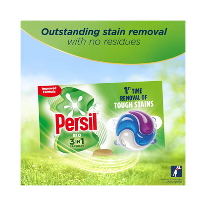 Persil Bio 3 in 1 Laundry Detergent Capsules - 15 Washes