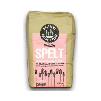Matthews Cotswold White Spelt Multipurpose Flour Bags 1.5kg