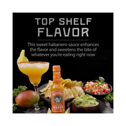 Melinda's Original Mango Habanero Hot Pepper Sauce 5oz (148ml)