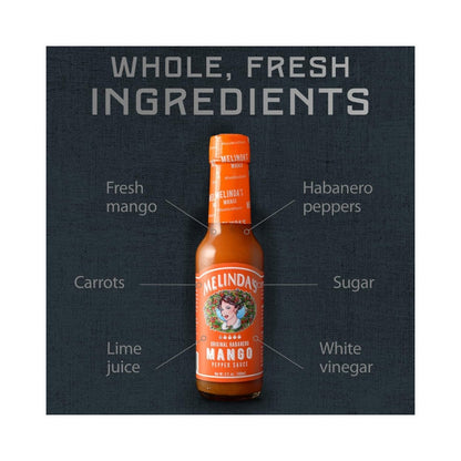 Melinda's Original Mango Habanero Hot Pepper Sauce 5oz (148ml)