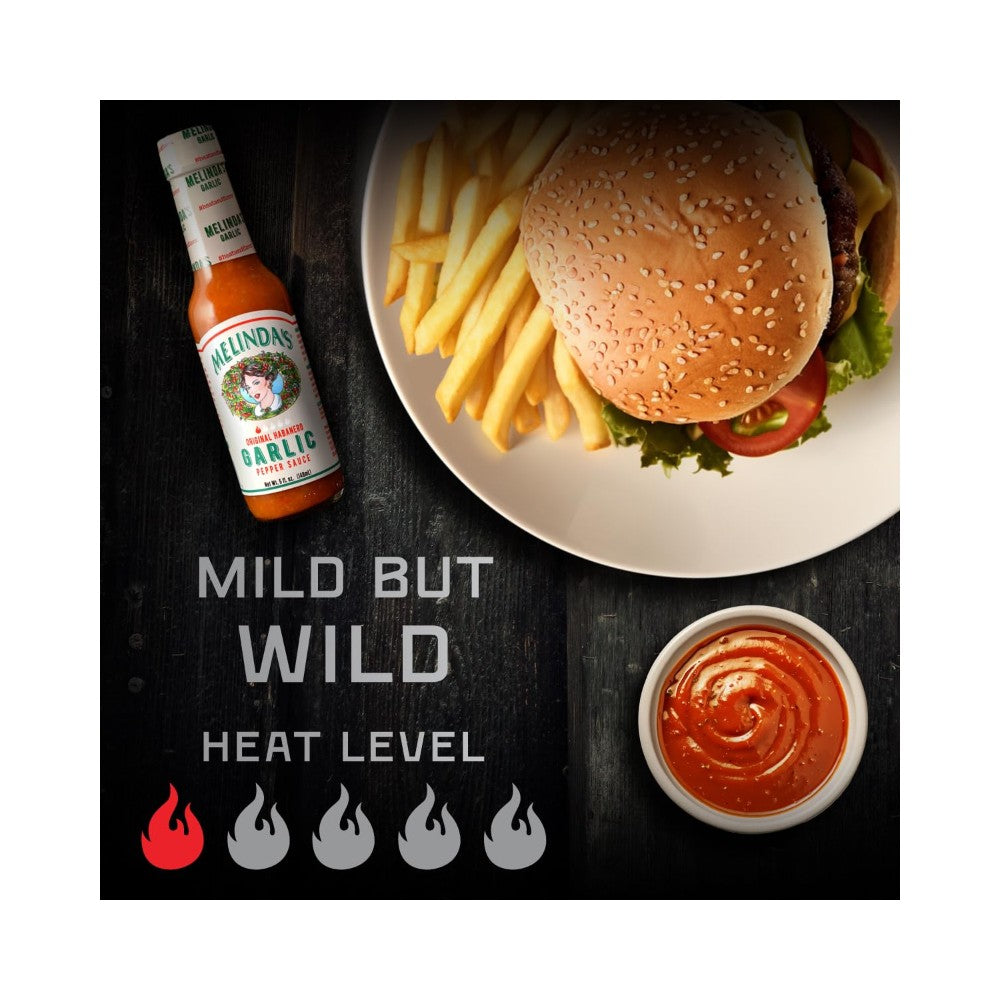 Melinda's Original Habanero Garlic Pepper Sauce 5oz (148ml)