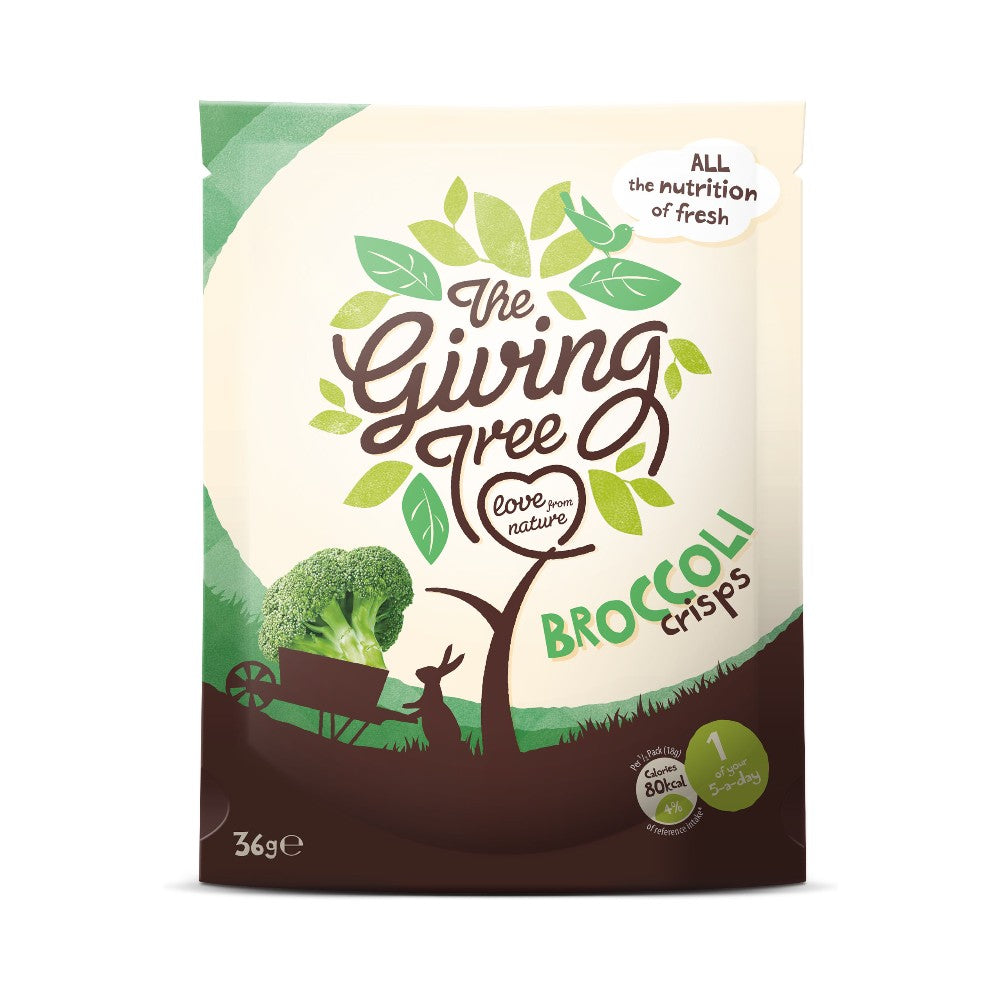 The Giving Tree Broccoli Vacuum Fried Crisps 36g