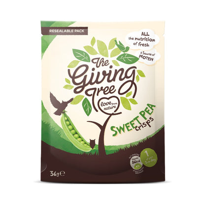 The Giving Tree Sweet Pea Vacuum Fried Crisps 36g
