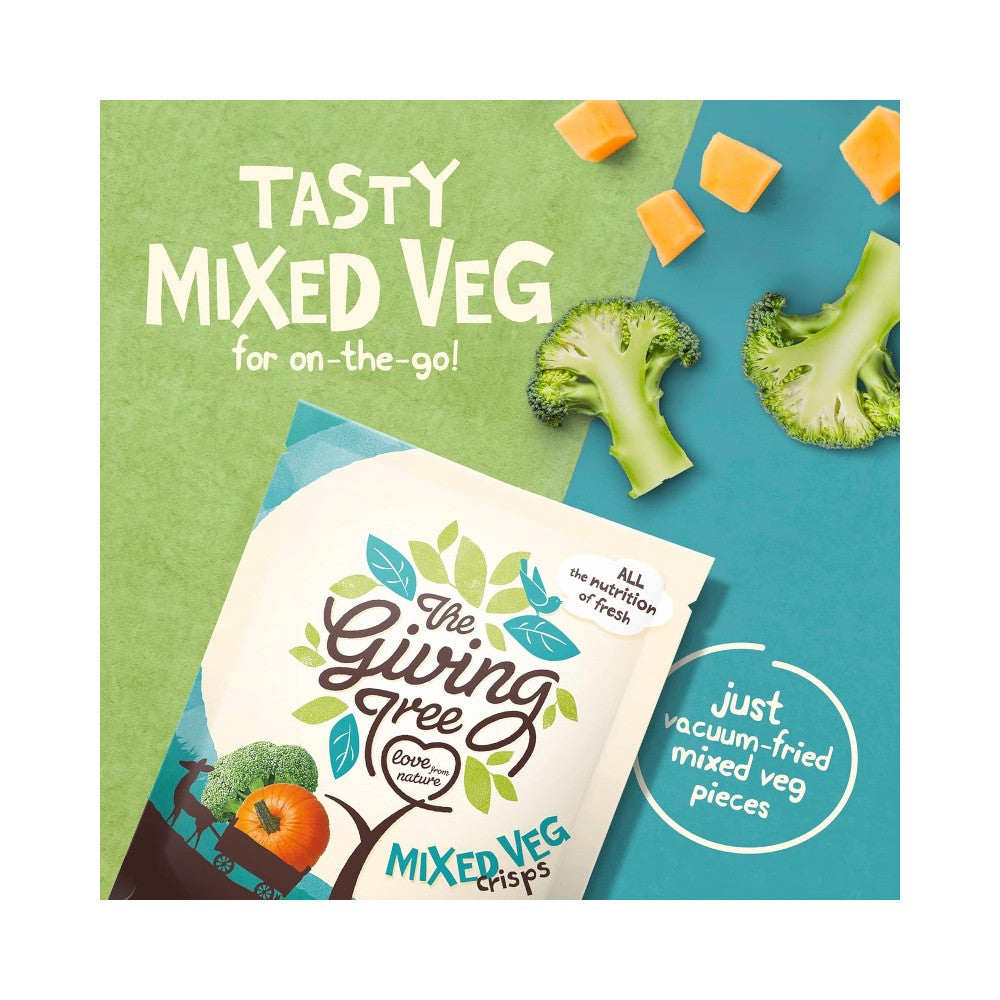 The Giving Tree Mixed Vegetables Vacuum Fried Crisps 22g