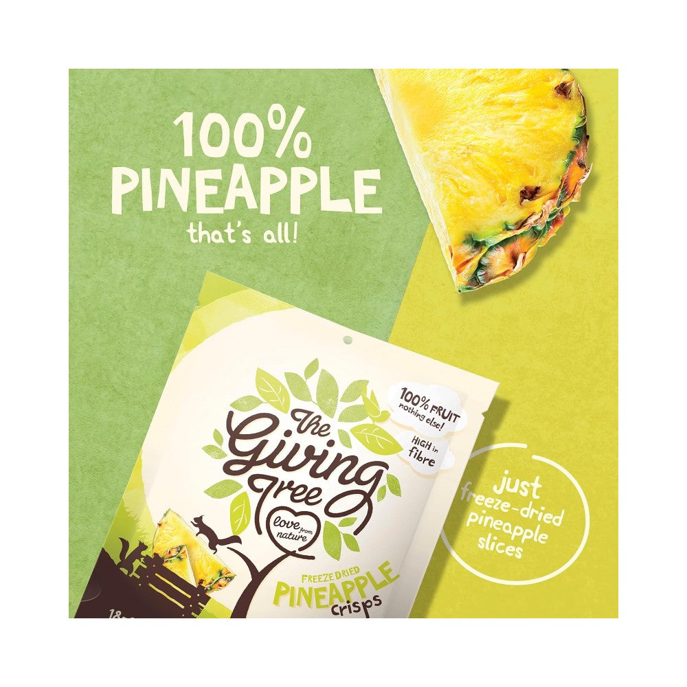 The Giving Tree Pineapple Freeze Dried Crisps 18g