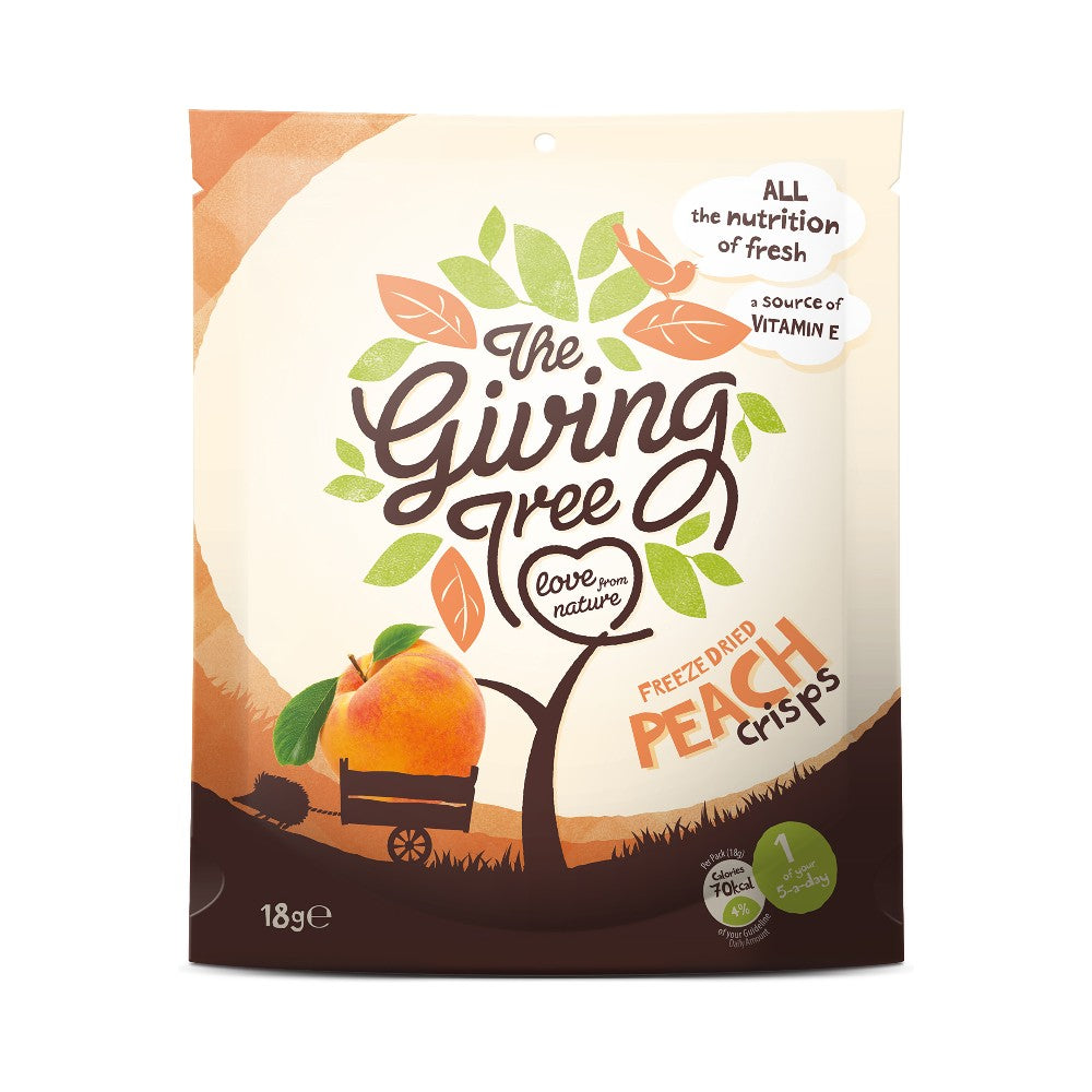 The Giving Tree Peach Freeze Dried Crisps 18g