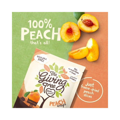 The Giving Tree Peach Freeze Dried Crisps 18g