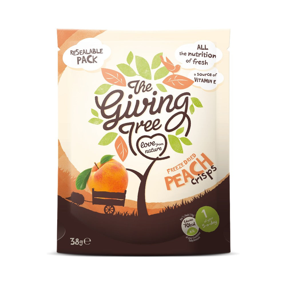 The Giving Tree Peach Freeze Dried Crisps 38g