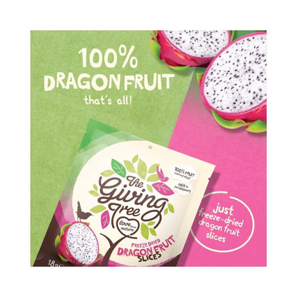 The Giving Tree Dragon Fruit Freeze Dried Slices 18g