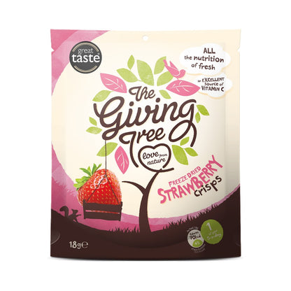 The Giving Tree Strawberry Freeze Dried Crisps 18g