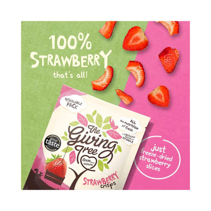 The Giving Tree Strawberry Freeze Dried Crisps 18g