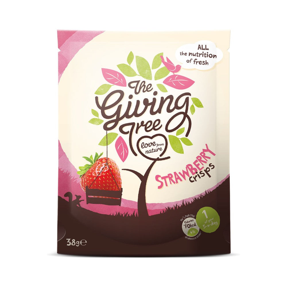 The Giving Tree Strawberry Freeze Dried Crisps 38g