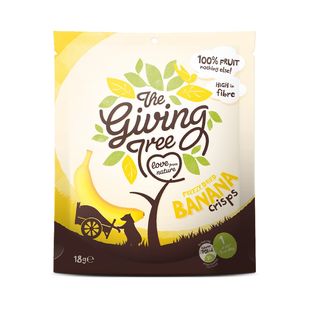 The Giving Tree Banana Freeze Dried Crisps 18g