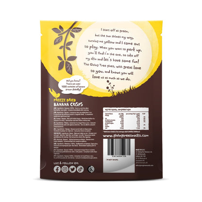 The Giving Tree Banana Freeze Dried Crisps 38g