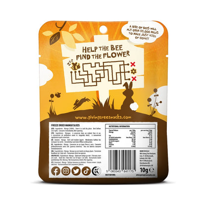 The Giving Tree Freeze Dried Crispies for Kids Real Mango Slices 10g