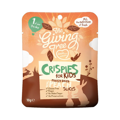 The Giving Tree Freeze Dried Crispies for Kids Real Peach Slices 10g