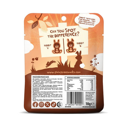 The Giving Tree Freeze Dried Crispies for Kids Real Peach Slices 10g