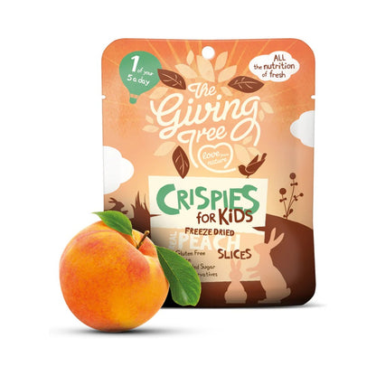 The Giving Tree Freeze Dried Crispies for Kids Real Peach Slices 10g