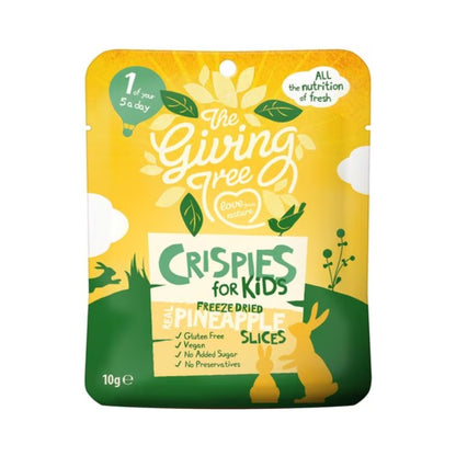 The Giving Tree Freeze Dried Crispies for Kids Real Pineapple Slices 10g