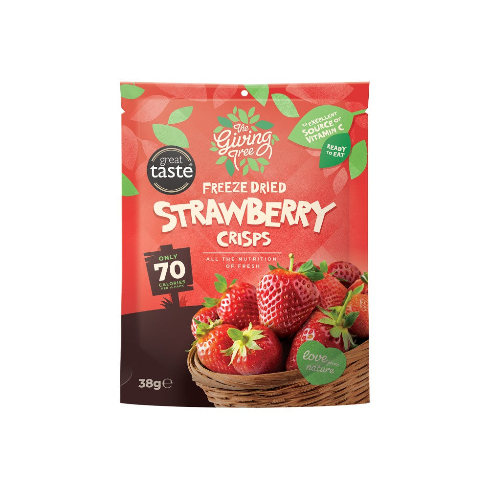 The Giving Tree Strawberry Freeze Dried Crisps 38g