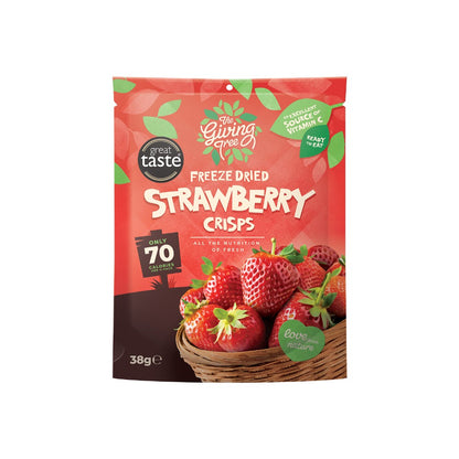 The Giving Tree Strawberry Freeze Dried Crisps 38g