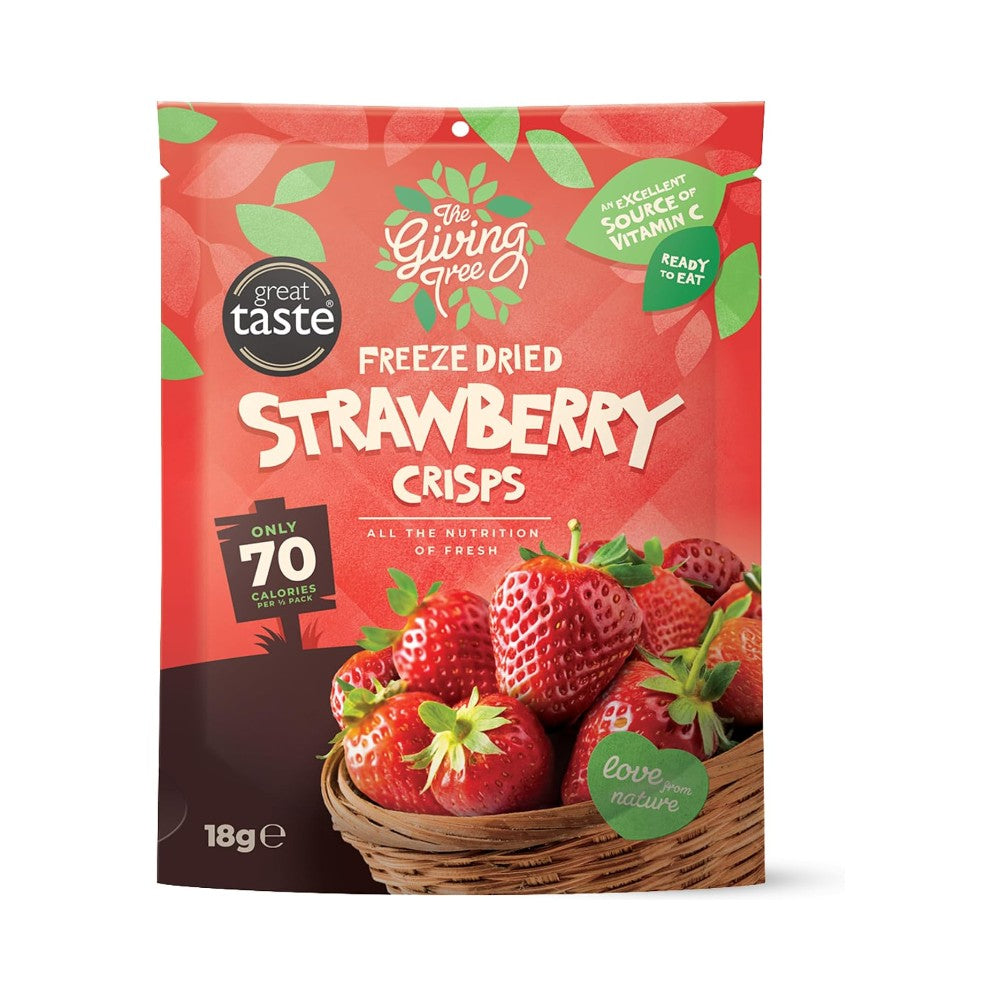 The Giving Tree Strawberry Freeze Dried Crisps 18g