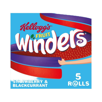 Kellogg's Fruit Winders Strawberry & Blackcurrant 5x17g Rolls