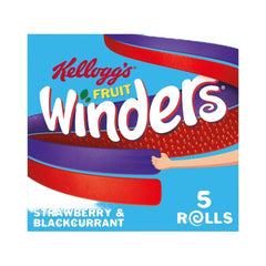 Kellogg's Fruit Winders Strawberry & Blackcurrant 5x17g Rolls