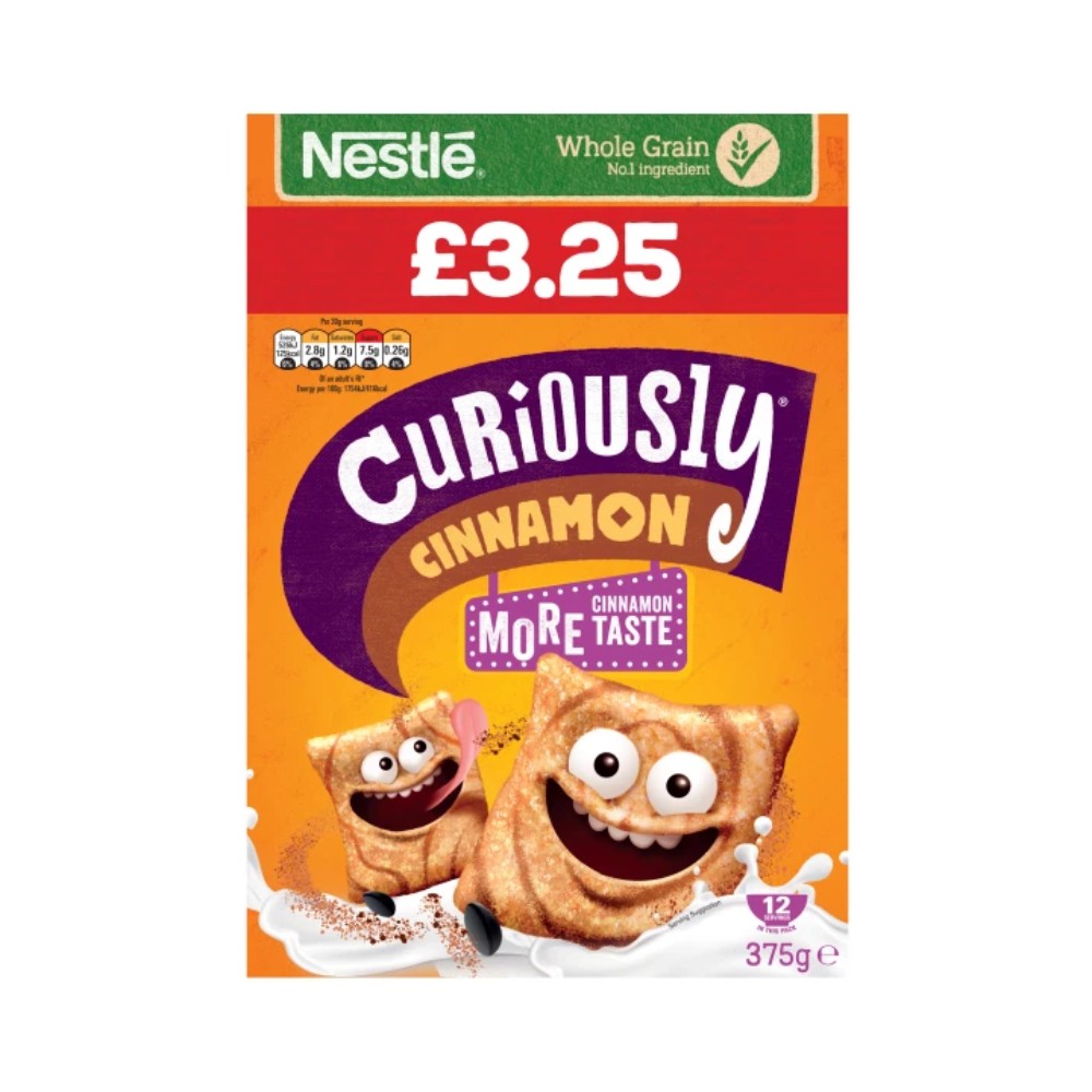 Nestle Curiously Cinnamon 375g