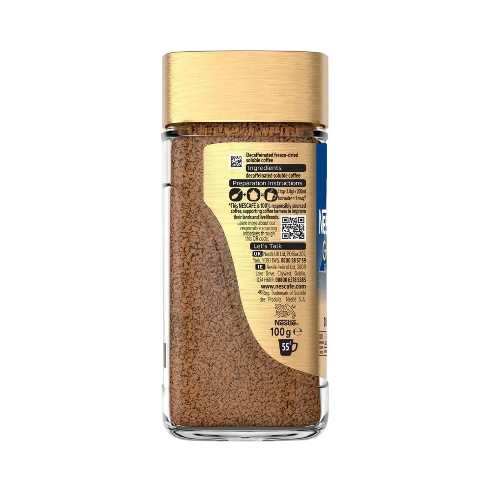 Nescafe Gold Blend Decaf Instant Coffee Jar 95g