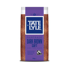 Tate & Lyle Fairtrade Dark Brown Soft Pure Cane Sugar 500g