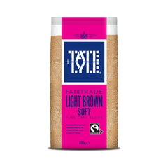 Tate & Lyle Fairtrade Light Brown Soft Pure Cane Sugar 500g