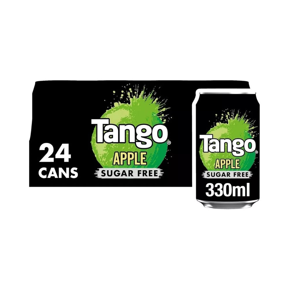 Tango Apple Sugar Free Soft Drink Cans 330ml - Pack of 24