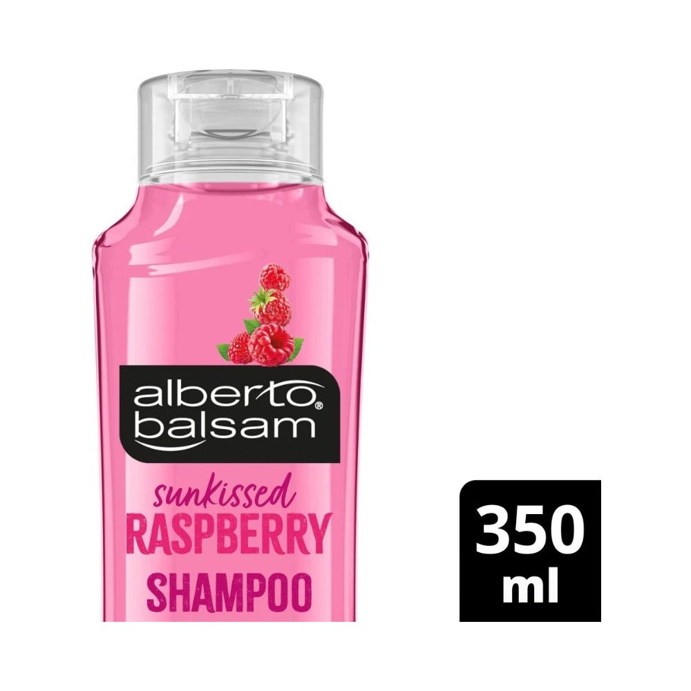 Alberto Balsam Sunkissed Raspberry Shampoo 350ml - Pack of 6