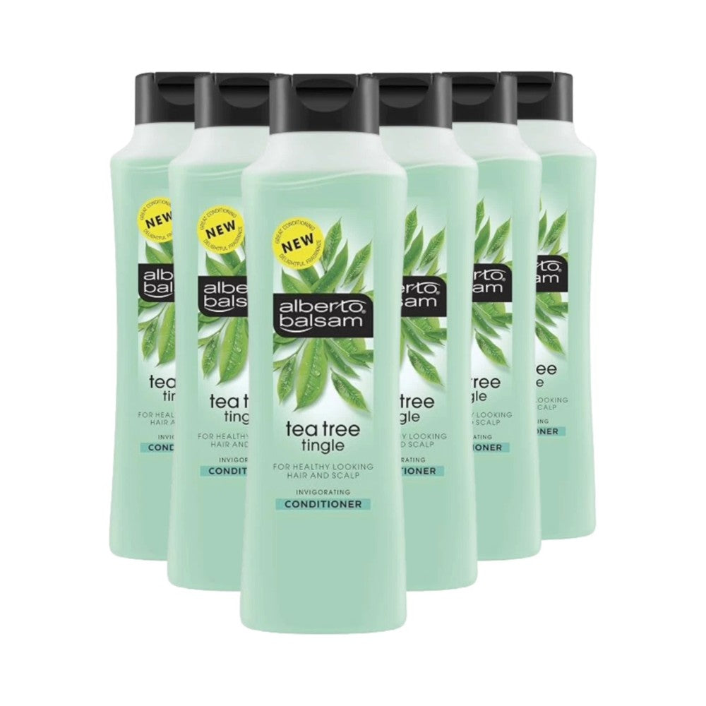 Alberto Balsam Tea Tree Tingle Conditioner 350ml - Pack of 6