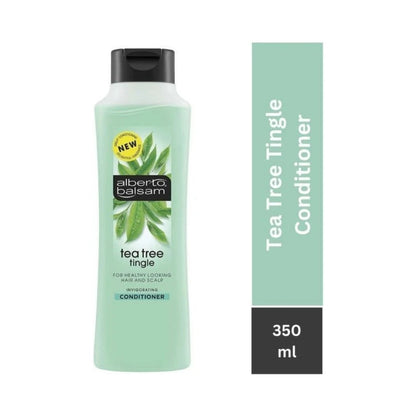 Alberto Balsam Tea Tree Tingle Conditioner 350ml - Pack of 6