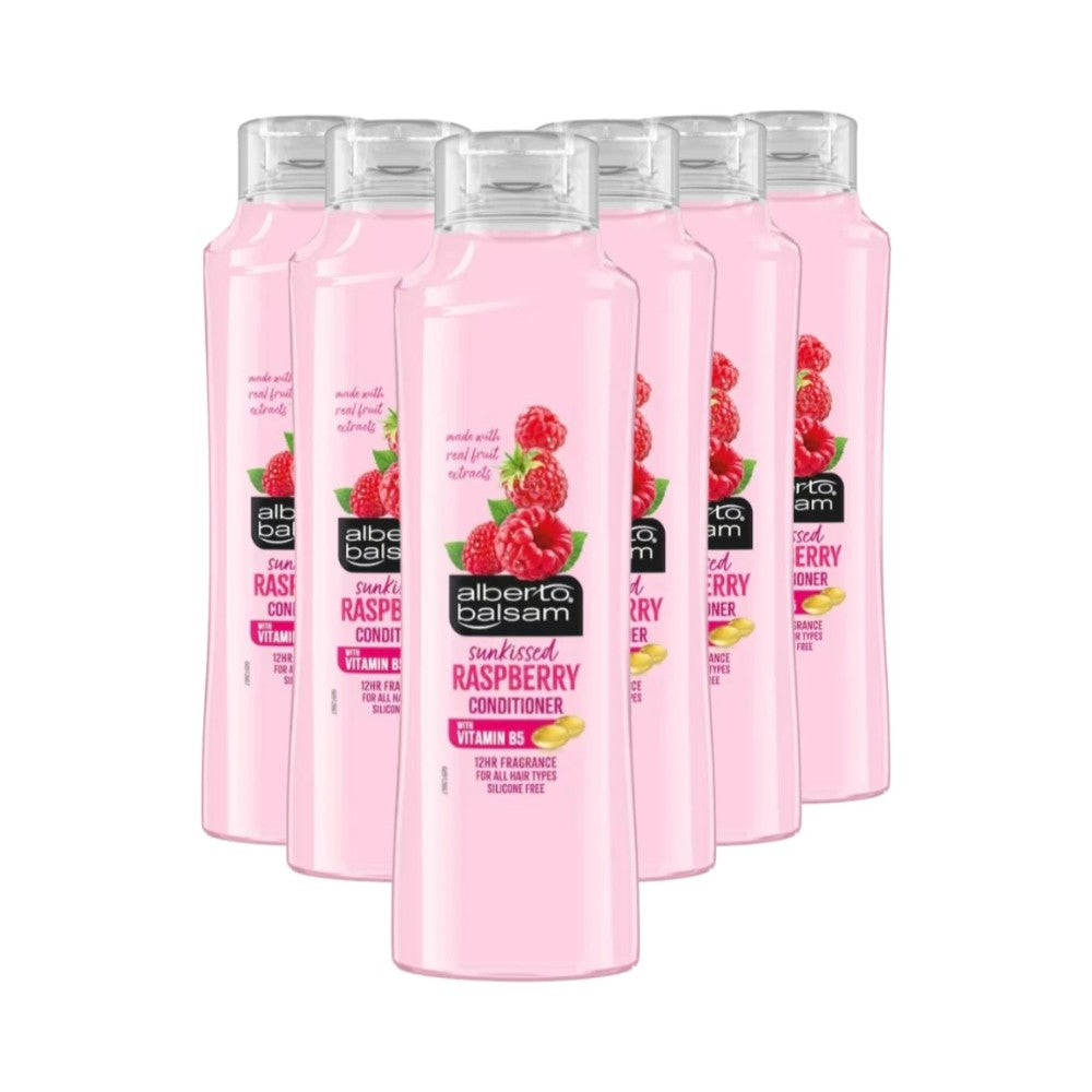 Alberto Balsam Sunkissed Raspberry Conditioner 350ml - Pack of 6