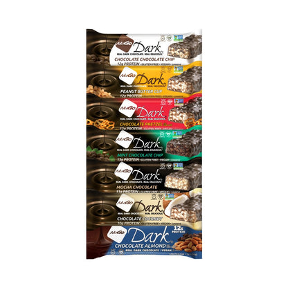 NuGo Dark Chocolate Mixed Selection Protein Bar 50g - 7 Bars