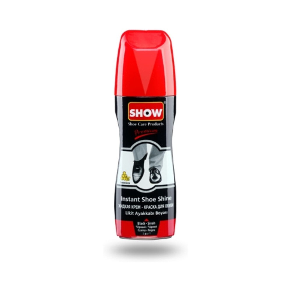 SHOW Instant Leather Shoe Shine Liquid Polish 75ml
