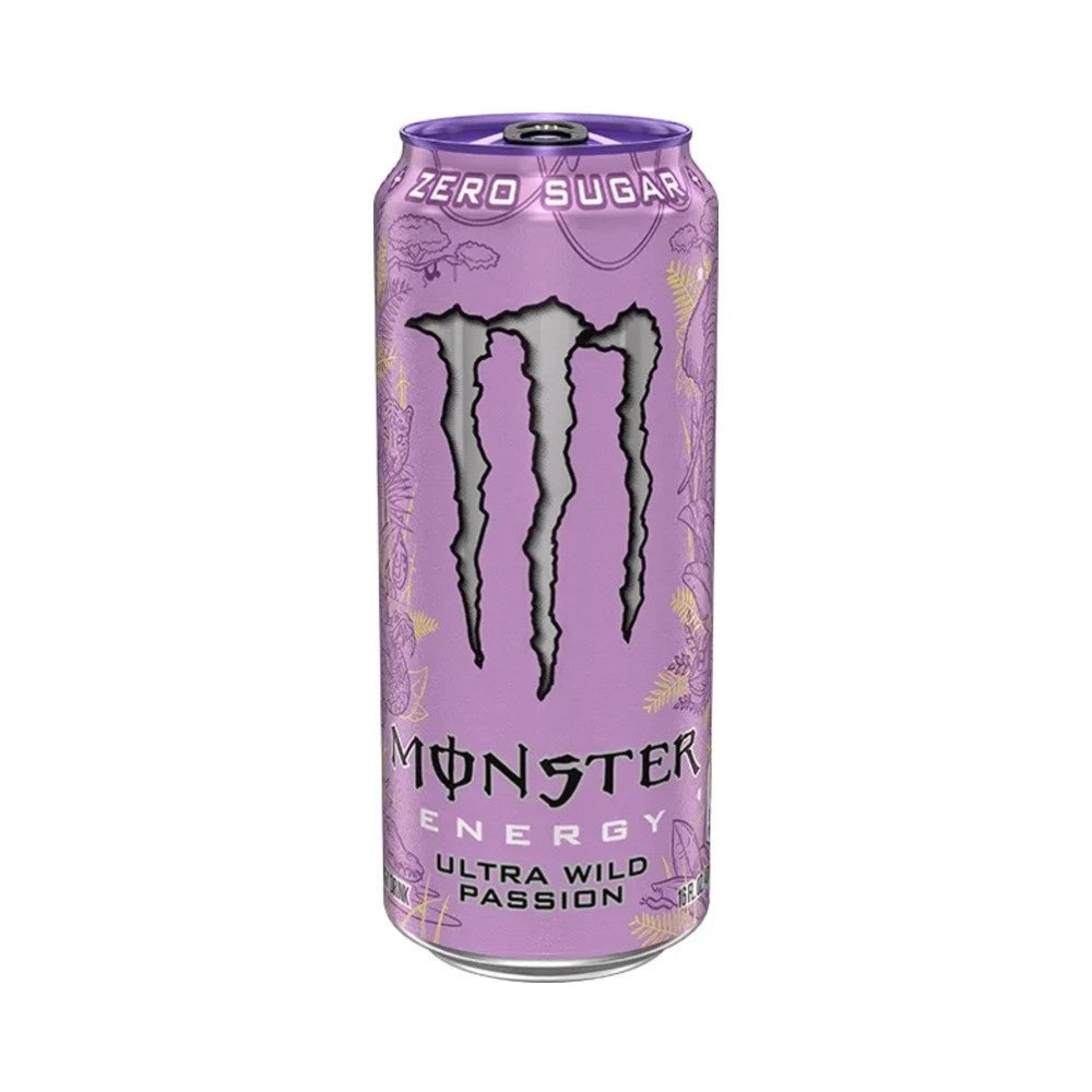 Monster Energy Ultra Wild Passion Zero Sugar Can 473ml