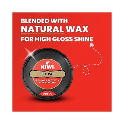 Kiwi Shoe Polish 40g - Black Leather