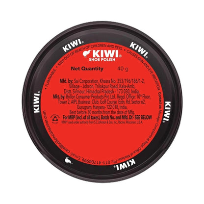 Kiwi Shoe Polish 40g - Black Leather