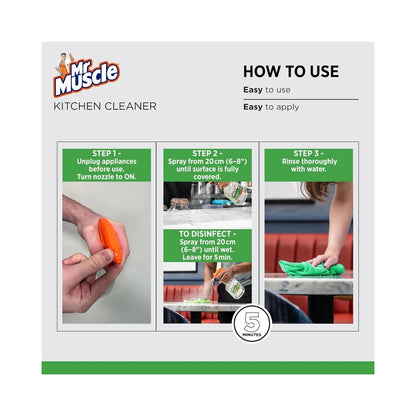 Mr Muscle Kitchen Cuisine Cleaner Spray 750ml