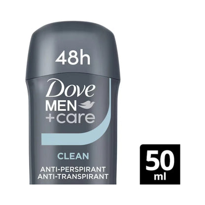 Dove Men Care Antiperspirant Clean Comfort Deodorant Stick 50ml