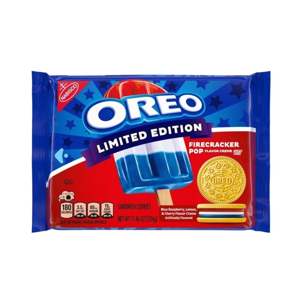 Oreo Limited Edition Firecracker Pop Sandwich Cookies 11.46oz (325g)