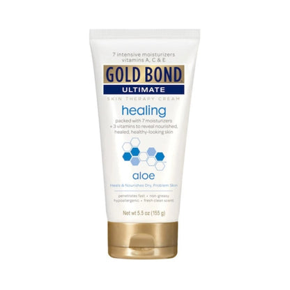 Gold Bond Ultimate Healing Skin Therapy Aloe Cream Tube 5.5oz (155g)